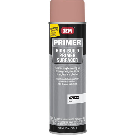 SEM High - Build Primer Surfacer 20oz Aerosol Can - Rose - 42033 - Anchor Express