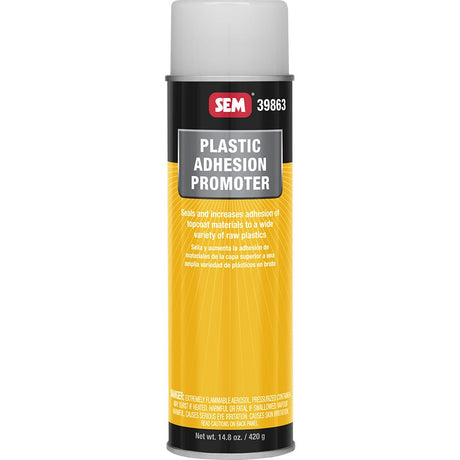 SEM Plastic Adhesion Promoter 16oz Aerosol Can for Improved Bonding on Olefin Plastics - 39863 - Anchor Express