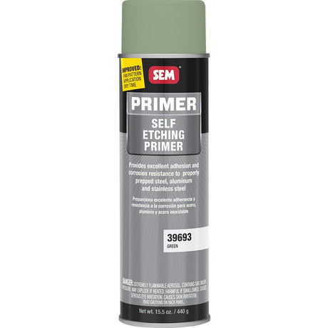 SEM Self Etching Primer 20oz Aerosol Can - Green for Steel, Aluminum & Stainless Steel - 39693 - Anchor Express