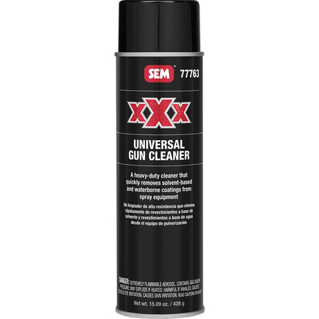 SEM XXX Universal Gun Cleaner - 20oz Aerosol Can for Spray Equipment and Metal Surfaces - 77763 - Anchor Express