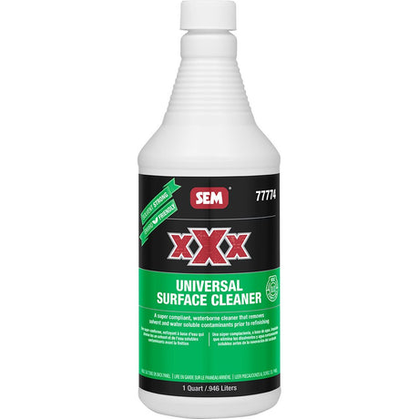 SEM XXX Universal Surface Cleaner - 1 Quart for Automotive Refinishing - 77774 - Anchor Express