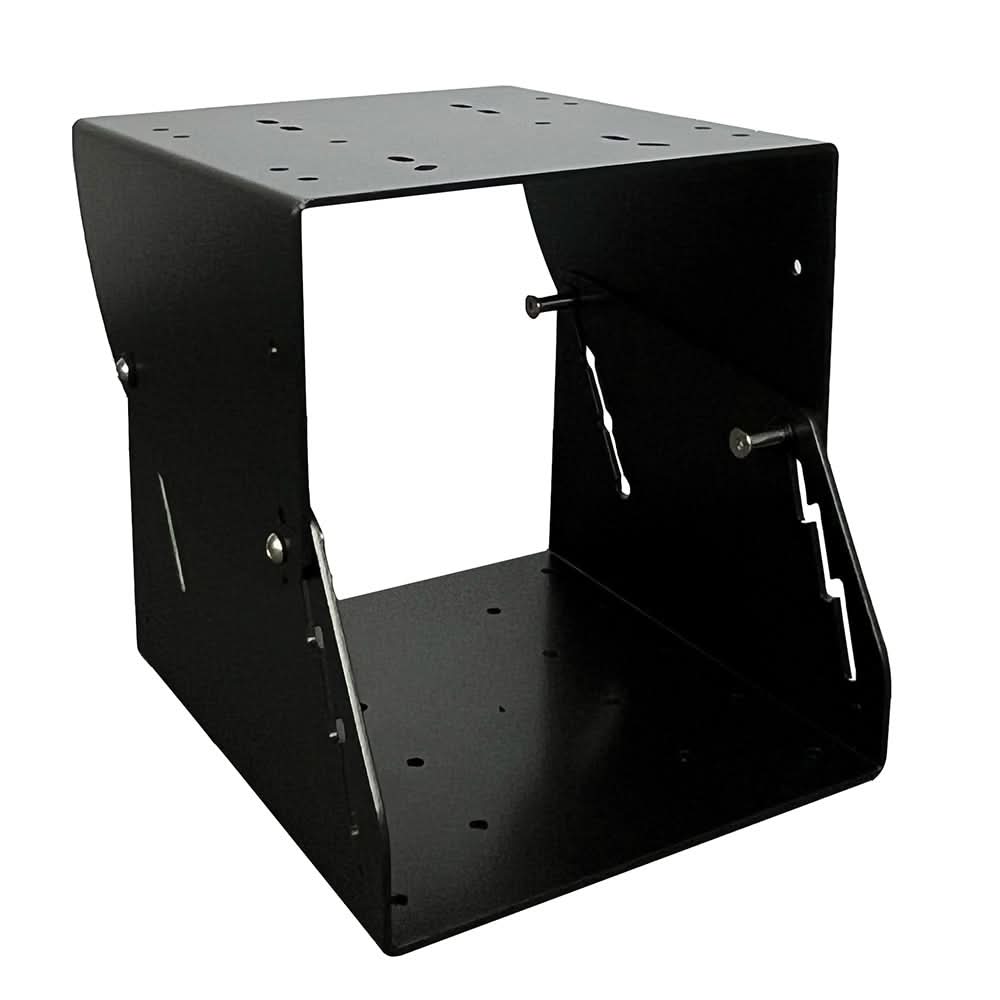 Shark Seating A2 Plinth Black Alloy with 200 - 300mm Adjustable Height - FXXCAA04 - Anchor Express