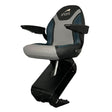 Shark Seating EVO Teal with Flex Suspension No Plinth – Lightweight Marine Helm Seat with 9 - Inch Travel and High - Impact Safety - FGAX0000T - Anchor Express