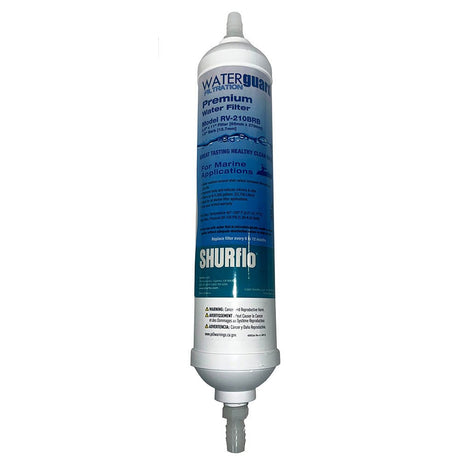 Shurflo by Pentair 11” City Water Entry In - Line Filter w/1/4” Barb Fittings - Anchor Express