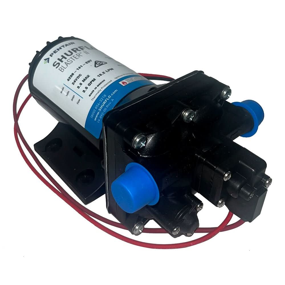 Shurflo by Pentair Blaster II Washdown Pump - 24 VDC - 3.5 GPM - 45 PSI - Anchor Express