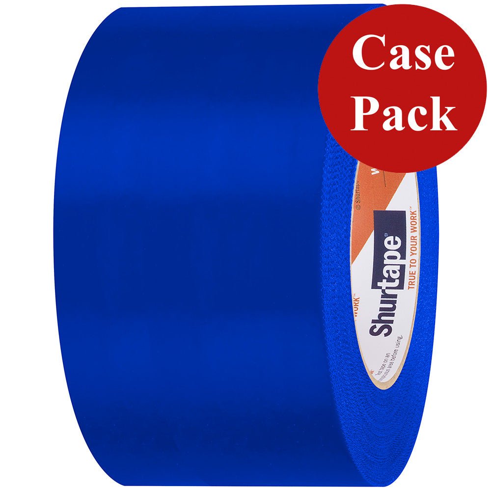 Shurtape UV - Resistant Marine Heat Shrink Tape - 72MM x 55M Roll - Serrated Edge Blue *Case of 16 Rolls* - Anchor Express