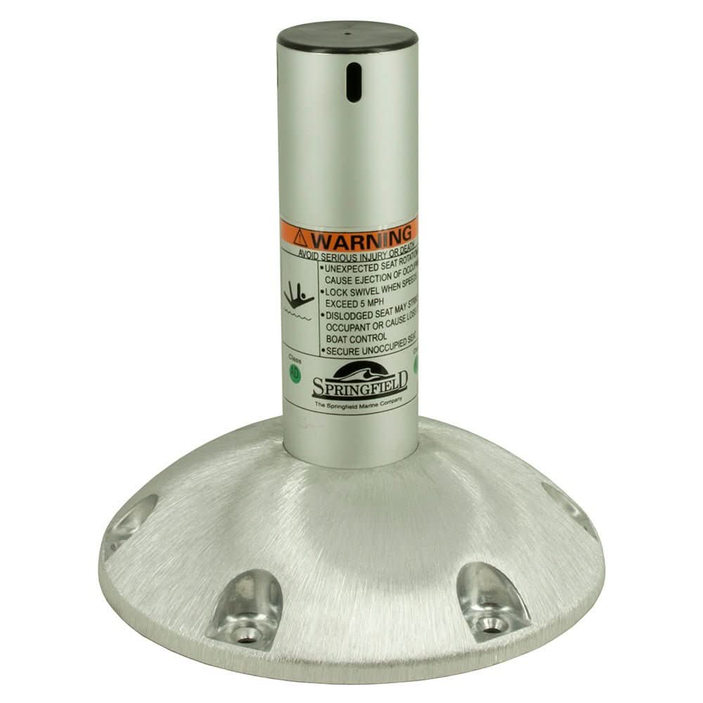 Springfield Marine 1250310 - MLNS 2 - 3/8 inch Explorer Fixed - Height Locking Pedestal - 10 inch - 1250310 - MLNS - Anchor Express