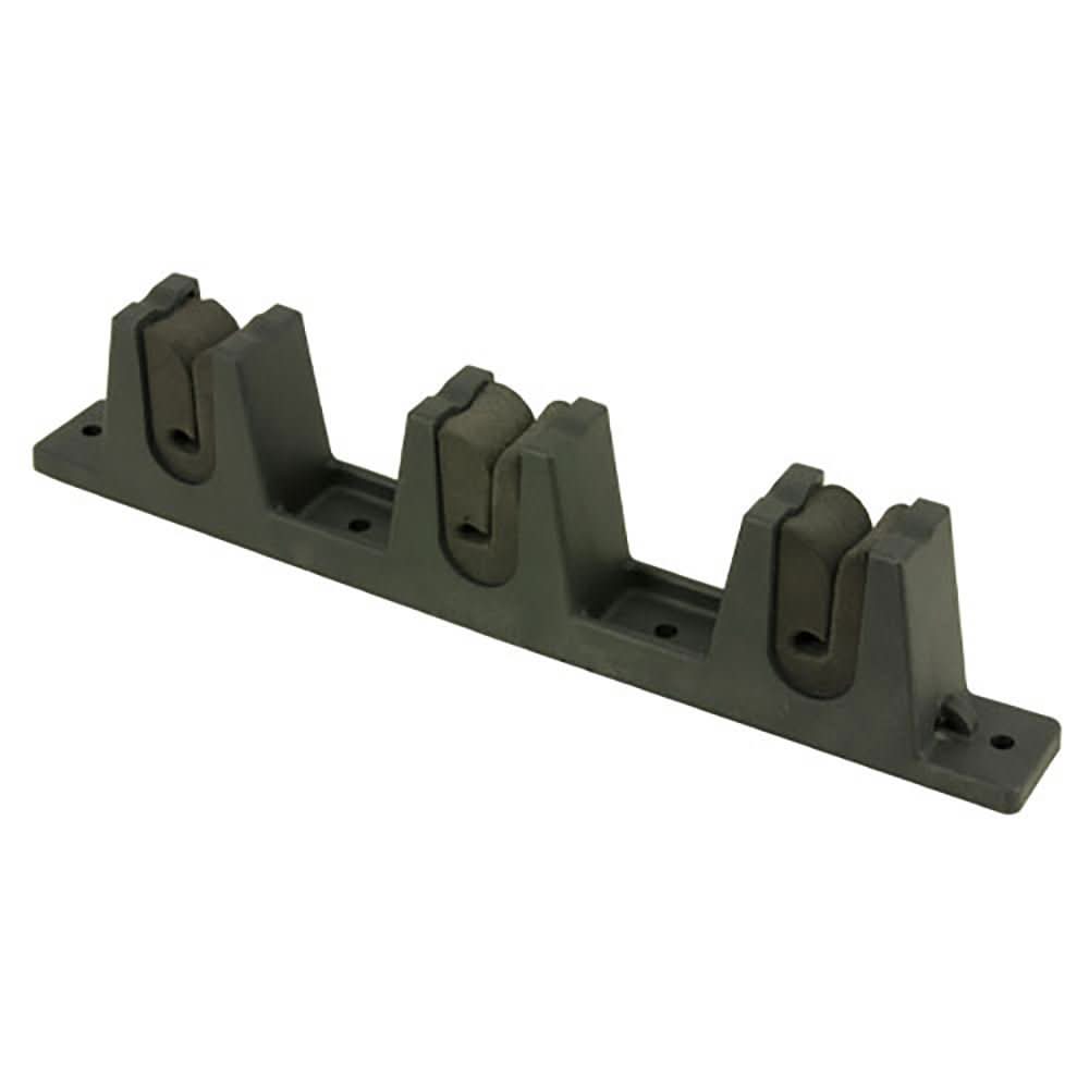Springfield Marine ABS Plastic 3 - Rod Holder Pair with Bungee - Versatile Mounting for Boat Fishing - 1760004 - Anchor Express