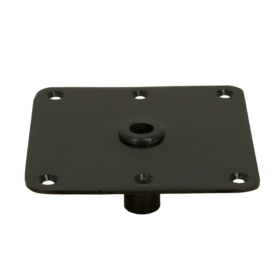Springfield Marine KingPin Standard Square Steel Base with Satin E - Coat - 7x7 Inches - 3620011 - Anchor Express