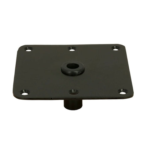 Springfield Marine KingPin Standard Square Steel Base with Satin E - Coat - 7x7 Inches - 3620011 - Anchor Express