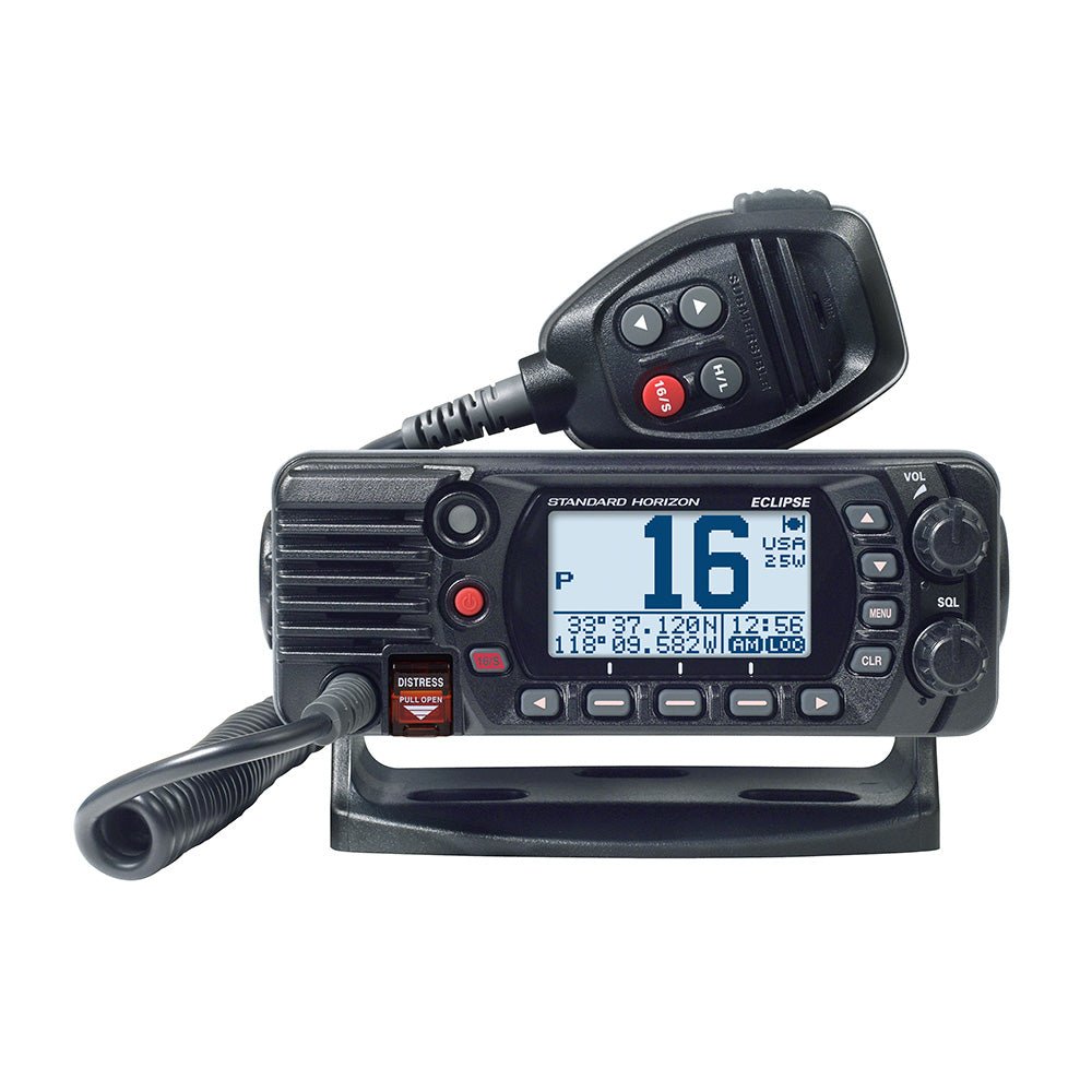 Standard Horizon GX1410 Eclipse Series 25W Fixed Mount VHF - Black - GX1410B - Anchor Express