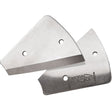 StrikeMaster Lazer Hand 6 - Inch Replacement Blades | Chrome - Alloy Stainless Steel - LD - 6B - Anchor Express