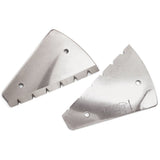 StrikeMaster Lazer Power 6 - Inch Replacement Blades | Stainless Steel Twin Serrated Design - LPD - 6PB - Anchor Express