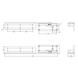 TACO Marine Command Ratchet Hinge - 18 - 1/2 Inch Polished Stainless Steel with Hard Stop - H25 - 0048 - Anchor Express