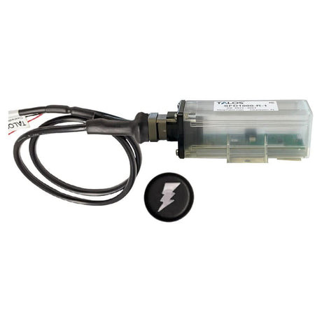 TALOS Remote Housing Lightning Detection System w/3' Cable - Black Round Indicator w/Translucent Housing - Anchor Express