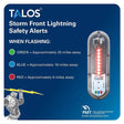 TALOS Standard Lightning Detector w/14"x14" Safety Information Sign - Anchor Express