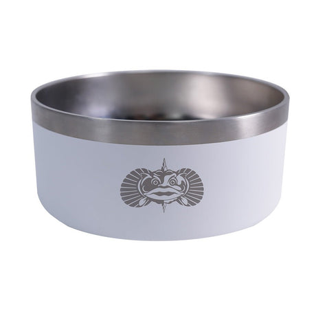 Toadfish Non - Tipping Dog Bowl - White - Anchor Express