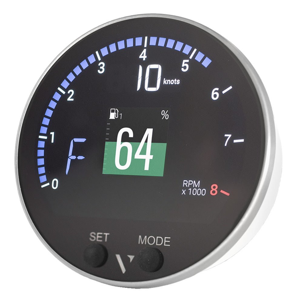 Veratron Suzuki VMH - 35 PWM Display with Sumitomo Connectors - High - Resolution Marine Digital Gauge - B00204101 - Anchor Express