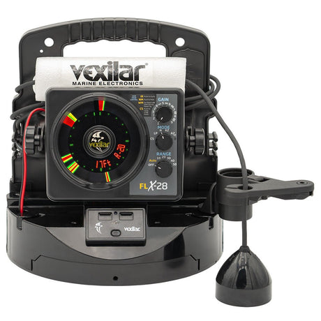 Vexilar FLX - 28 Pro Pack Elite Fishing System with Pro View Ice - Ducer and Lithium Battery - PPEL28PV - Anchor Express