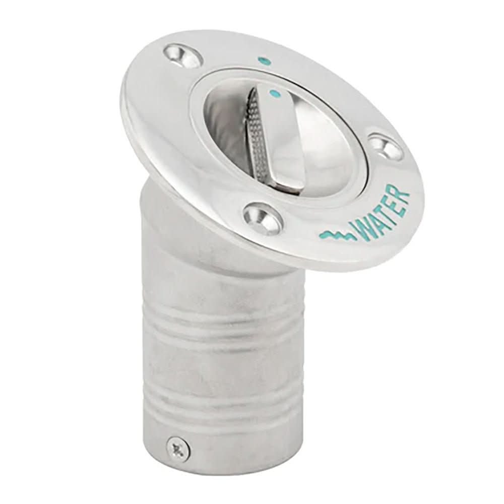 Whitecap 30° EPA Pull - Up Deck Fill Angled 1 - 1/2" (Water) - 6125AEPA - Anchor Express