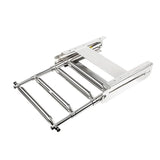 Whitecap 304 Stainless Steel 4 - Step Sliding Under Platform Ladder - Anchor Express