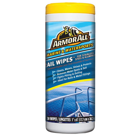 Armor All Rail Wipes - Stainless Steel & Aluminum - 12826
