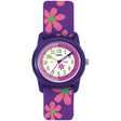 Timex Kid's Analog Watch  with Elastic Fabric Band - Flowers - T89022XY