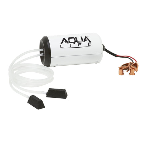 Frabill Aqua-Life Aerator Dual Output 12V DC Greater Than 25 Gallons - 14213