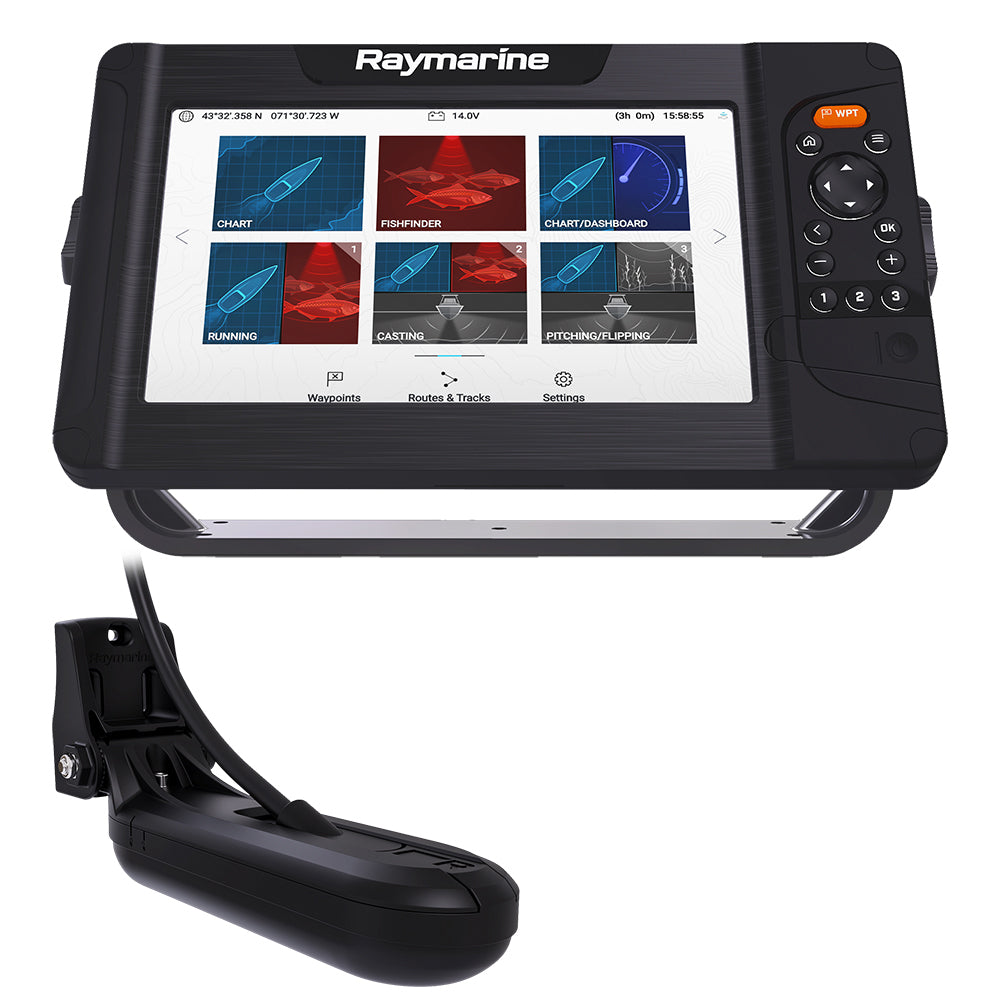 Raymarine Element 9 HV Combo w/HV-100 Transom Mount Transducer & Lighthouse North America Chart - E70534-05-102