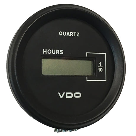 VDO Cockpit Marine 52mm (2-1/16") LCD Hourmeter - Black Dial/Chrome Bezel331-546 - 331-546