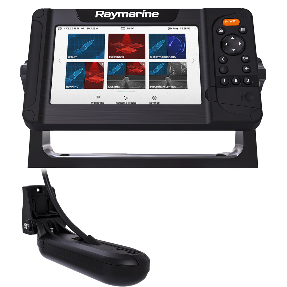 Raymarine Element 7 HV Combo w/HV-100 Transom Mount Transducer & Lighthouse North America Chart - E70532-05-102