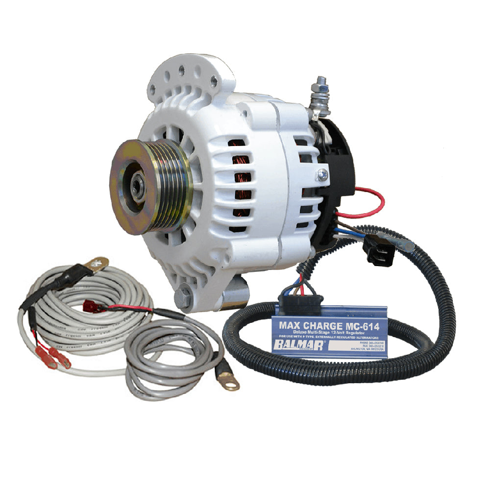 Balmar 621 Series 120A Kit w/MC-614 Regulator, T-Sensor, K6 Pulley, Single Foot & Mounting Hardware621-VUP-MC-120-K6 - 621-VUP-MC-120-K6