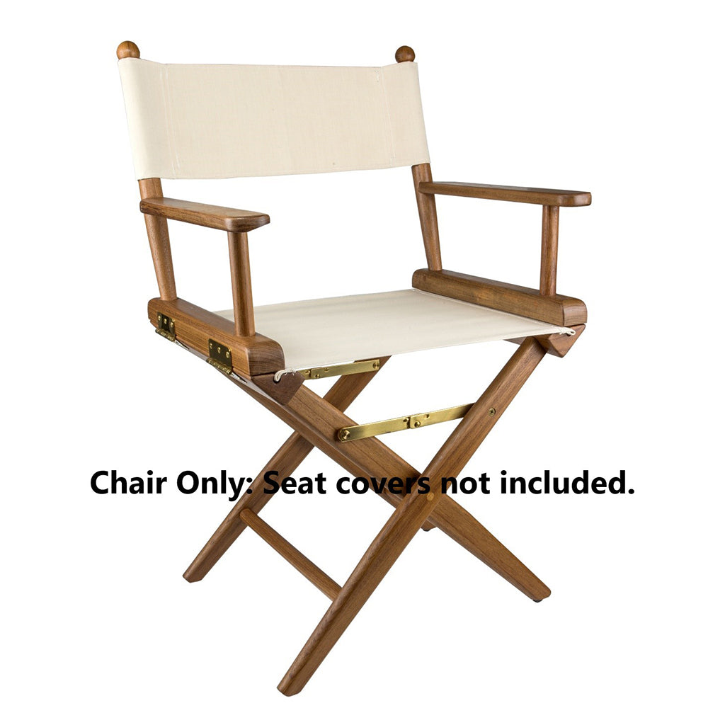 Whitecap Director's Chair w/o Seat Covers - Teak60040 - 60040