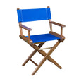Whitecap Director's Chair w/Blue Seat Covers - Teak60041 - 60041