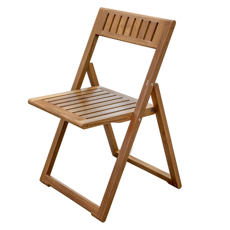 Whitecap Folding Slat Chair - Teak63059 - 63059