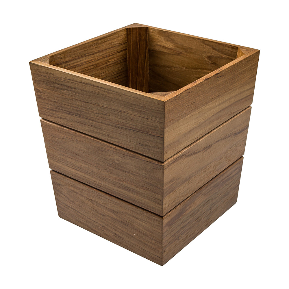 Whitecap Large Waste Basket - Teak63100 - 63100