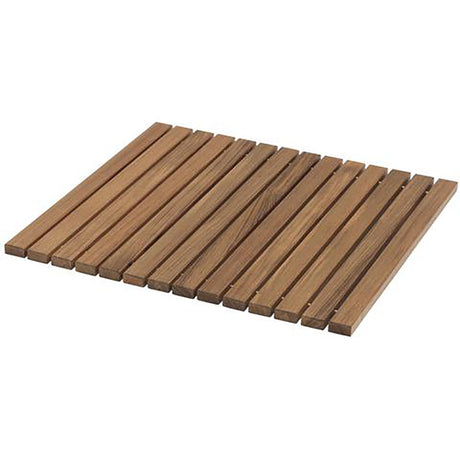 Whitecap Roll-Up Shower Mat - Teak63108 - 63108