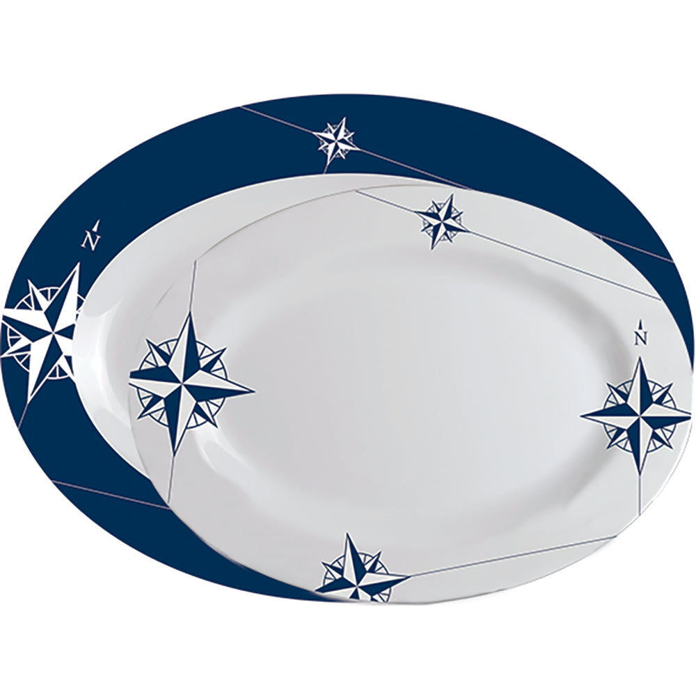 Marine Business Melamine Oval Serving Platters Set - NORTHWIND - Set of 215009 - 15009