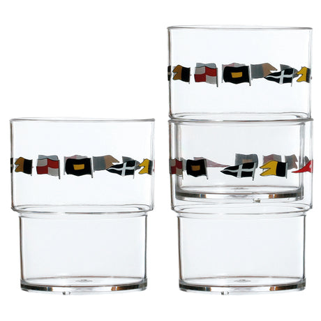 Marine Business Stackable Glass Set - REGATA - Set of 1212103C - 12103C