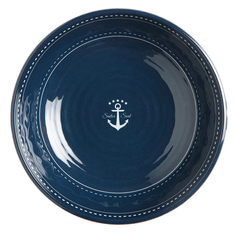 Marine Business Melamine Deep, Round Soup Plate - SAILOR SOUL - 8.8" Set of 614002C - 14002C