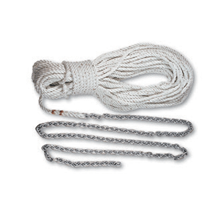 Lewmar Premium Anchor Rode 215' - 15' of 1/4" Chain & 200' of 1/2" Rope with Shackle - HM15HT200PX