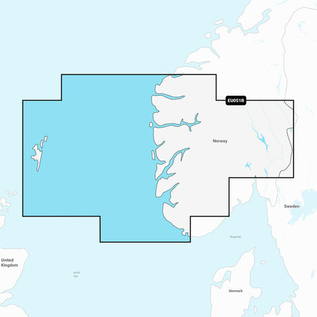 Garmin Navionics Vision+ NVEU051R - Norway, Lista to Sognefjord - Marine Chart - 010-C1250-00