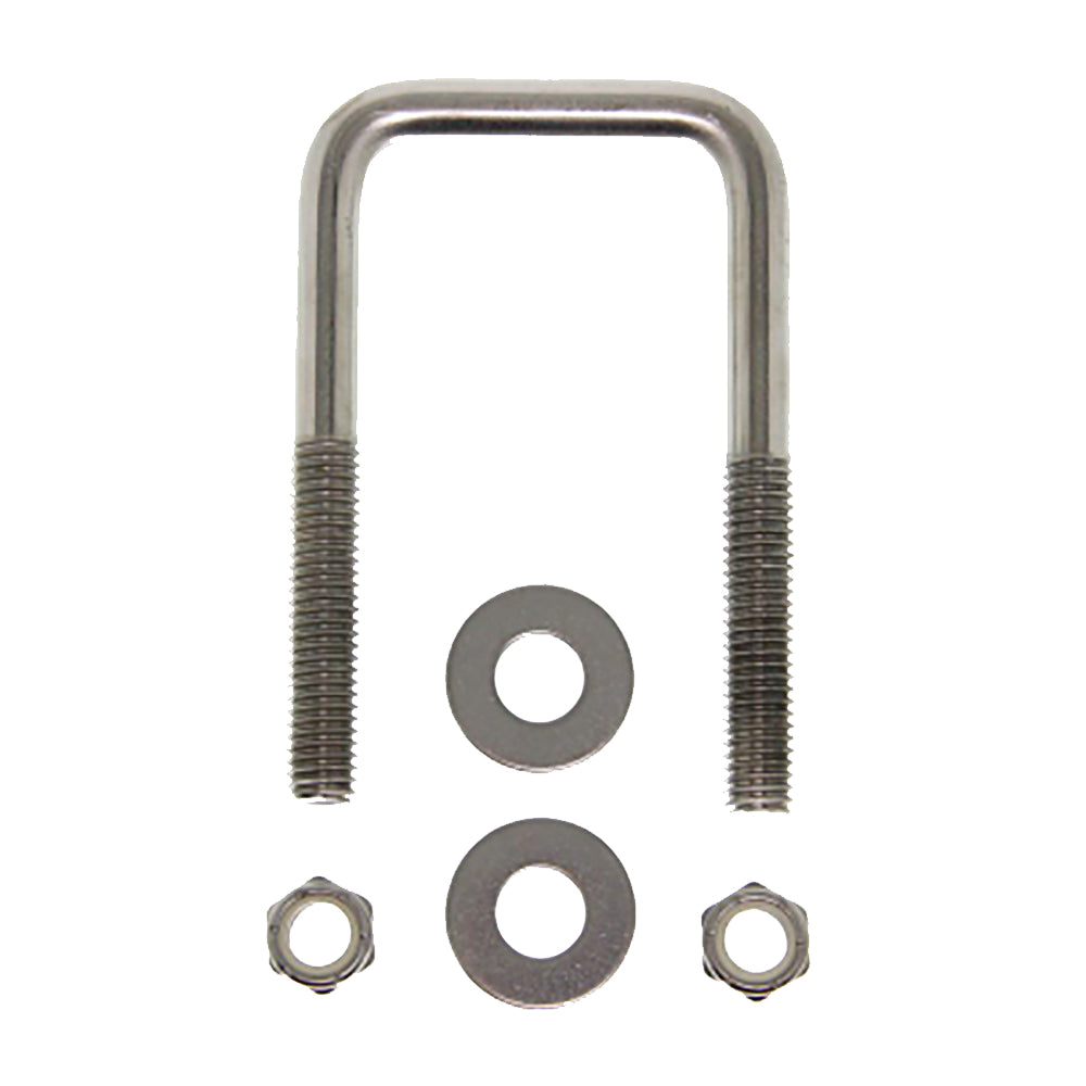 C.E. Smith Zinc U-Bolt 7/16"-14 X 3-1/8" X 3" w/Washers & Nuts - Square - 15252A