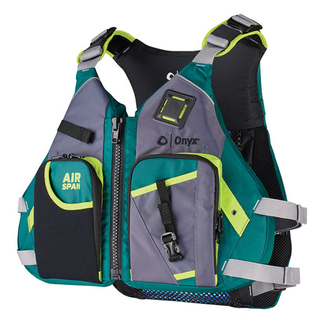 Onyx Airspan Angler Life Jacket - XS/SM - Green - 123200-400-020-23