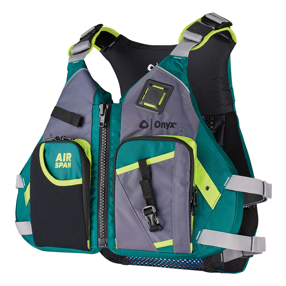 Onyx Airspan Angler Life Jacket - XL/2X - Green - 123200-400-060-23