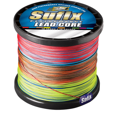 Sufix Performance Lead Core - 27lb - 10-Color Metered - 600 yds - 668-327MC