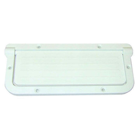 T-H Marine Large Rectangular Scupper - White - LRS-2-DP