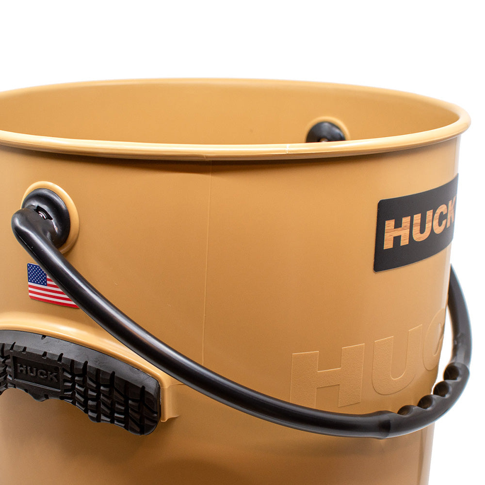 HUCK Performance Bucket - Black n' Tan - Tan w/Black Handle - 87154