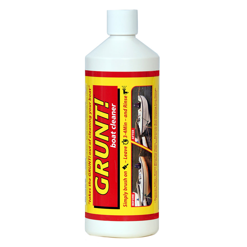 GRUNT! 32oz Boat Cleaner - Removes Waterline & Rust Stains - GBC32