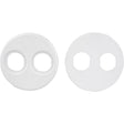 Sea-Dog 4" Gauge Power Socket Adapter Mounting Plate - White - 426104-1